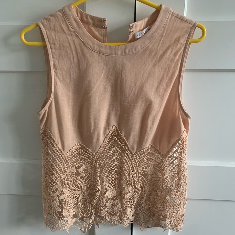 Pastel pink tank top